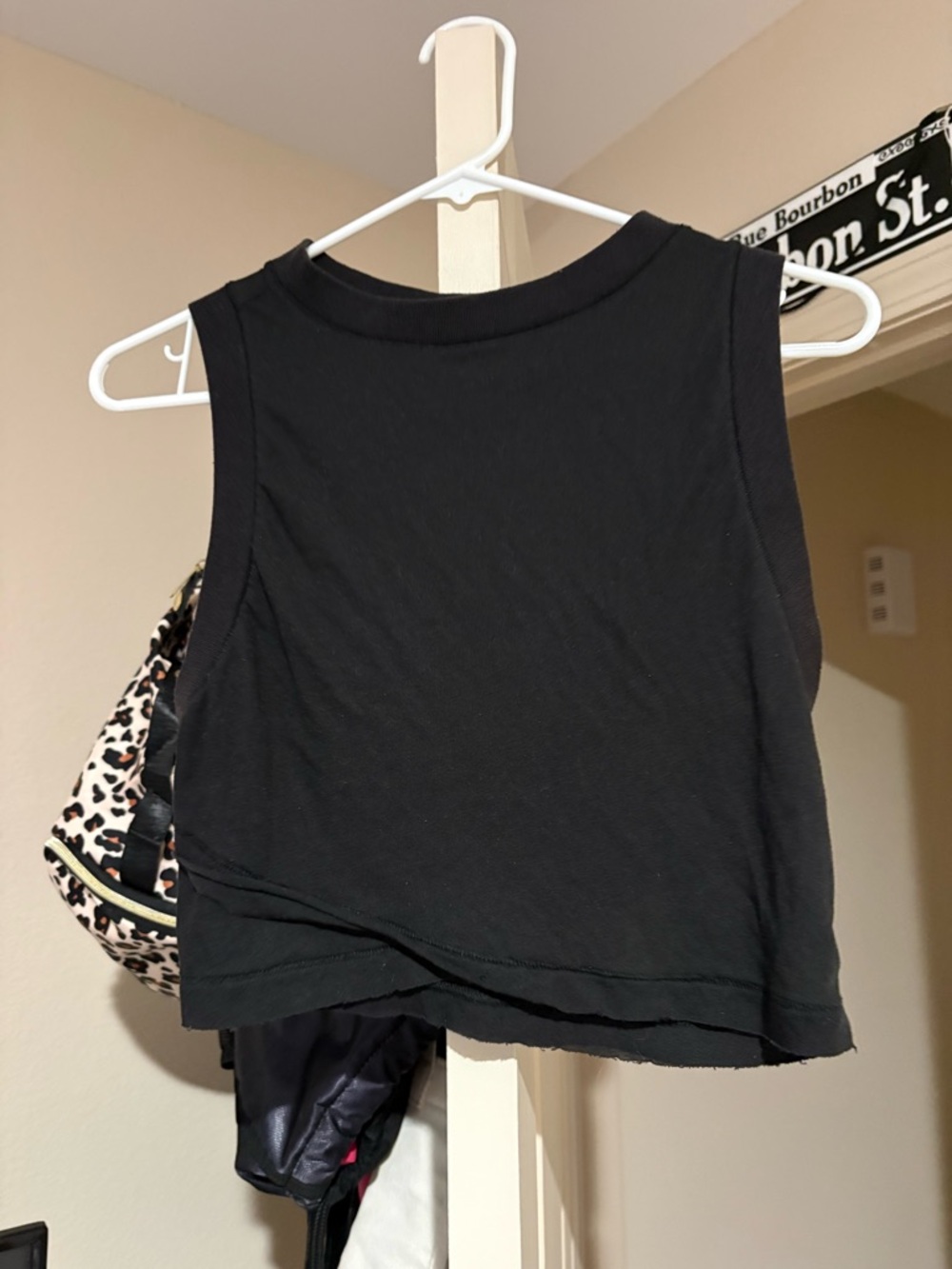 FP Movement by Free People Black Cropped Sleeveless Tank